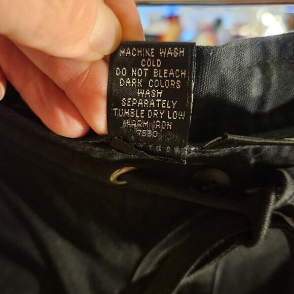 Rafaella Womens Black Drawstring Waist Cargo Pants Size 8 New With Tags - Picture 7 of 7